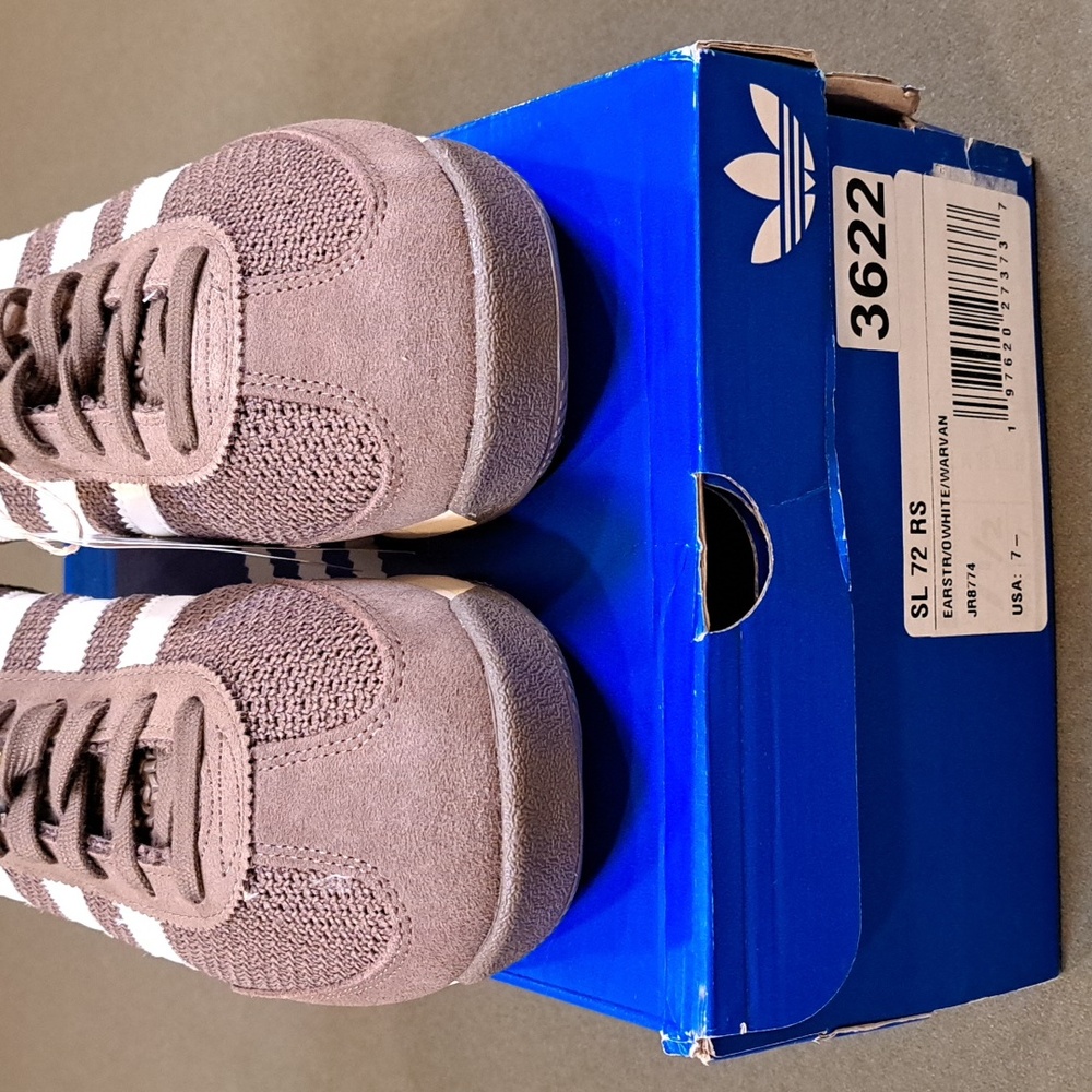 Adidas SL 72 RS Sneakers - Color: Brown / White - Size: Men 7.5 - Picture 4 of 10